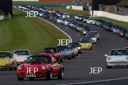 Silverstone Festival, Silverstone 2023 25th-27th August 2023  Free for editorial use only   Porshe Car Parade