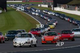 Silverstone Festival, Silverstone 2023 25th-27th August 2023  Free for editorial use only   Porshe Car Parade