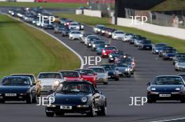 Silverstone Festival, Silverstone 2023 25th-27th August 2023  Free for editorial use only   Porshe Car Parade