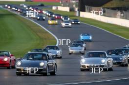 Silverstone Festival, Silverstone 2023 25th-27th August 2023  Free for editorial use only   Porshe Car Parade