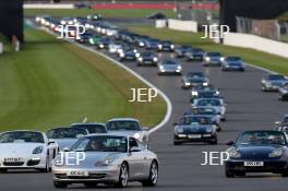 Silverstone Festival, Silverstone 2023 25th-27th August 2023  Free for editorial use only   Porshe Car Parade