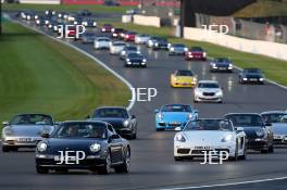 Silverstone Festival, Silverstone 2023 25th-27th August 2023  Free for editorial use only   Porshe Car Parade