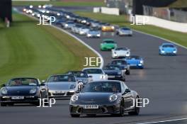 Silverstone Festival, Silverstone 2023 25th-27th August 2023  Free for editorial use only   Porshe Car Parade