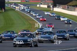 Silverstone Festival, Silverstone 2023 25th-27th August 2023  Free for editorial use only   Porshe Car Parade