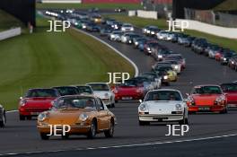 Silverstone Festival, Silverstone 2023 25th-27th August 2023  Free for editorial use only   Porshe Car Parade