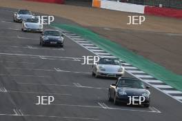 Silverstone Festival, Silverstone 2023 25th-27th August 2023  Free for editorial use only   Porshe Car Parade