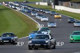 Silverstone Festival, Silverstone 2023 25th-27th August 2023  Free for editorial use only   Porshe Car Parade