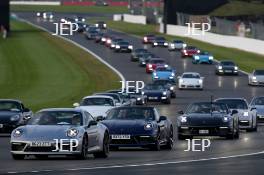 Silverstone Festival, Silverstone 2023 25th-27th August 2023  Free for editorial use only   Porshe Car Parade