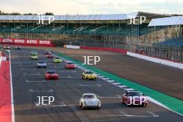 Silverstone Festival, Silverstone 2023 25th-27th August 2023  Free for editorial use only   Porshe Car Parade