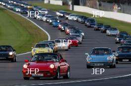 Silverstone Festival, Silverstone 2023 25th-27th August 2023  Free for editorial use only   Porshe Car Parade