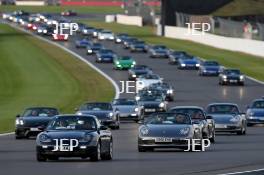 Silverstone Festival, Silverstone 2023 25th-27th August 2023  Free for editorial use only   Porshe Car Parade