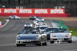 Silverstone Festival, Silverstone 2023 25th-27th August 2023  Free for editorial use only   Porshe Car Parade