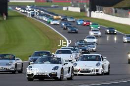 Silverstone Festival, Silverstone 2023 25th-27th August 2023  Free for editorial use only   Porshe Car Parade