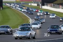 Silverstone Festival, Silverstone 2023 25th-27th August 2023  Free for editorial use only   Porshe Car Parade