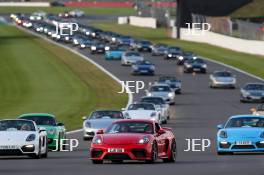 Silverstone Festival, Silverstone 2023 25th-27th August 2023  Free for editorial use only   Porshe Car Parade