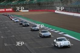 Silverstone Festival, Silverstone 2023 25th-27th August 2023  Free for editorial use only   Porshe Car Parade