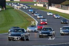 Silverstone Festival, Silverstone 2023 25th-27th August 2023  Free for editorial use only   Porshe Car Parade