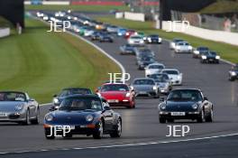 Silverstone Festival, Silverstone 2023 25th-27th August 2023  Free for editorial use only   Porshe Car Parade