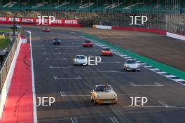 Silverstone Festival, Silverstone 2023 25th-27th August 2023  Free for editorial use only   Porshe Car Parade