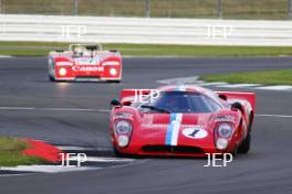 Silverstone Festival, Silverstone 2023 25th-27th August 2023 Free for editorial use only  1 Stephan Joebstl / Andy Willis - Lola T70 Mk3B 