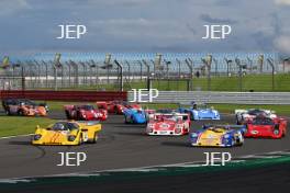 Silverstone Festival, Silverstone 2023 25th-27th August 2023 Free for editorial use only  23 Gay Pearson / Alex Brundle - Lola T70 Mk3B 