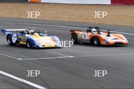 Silverstone Festival, Silverstone 2023 25th-27th August 2023 Free for editorial use only  117 James Claridge / Goncalo Gomes - Lola T296