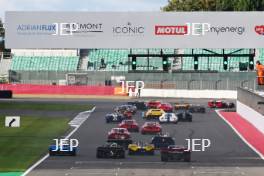 Silverstone Festival, Silverstone 2023 25th-27th August 2023 Free for editorial use only  Start of the race  