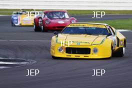 Silverstone Festival, Silverstone 2023 25th-27th August 2023 Free for editorial use only  144 Paul Pochciol / James Hanson - De Tomaso Pantera 