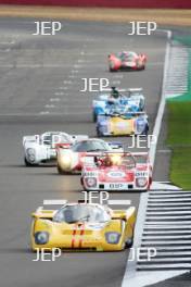 Silverstone Festival, Silverstone 2023 25th-27th August 2023 Free for editorial use only  23 Gay Pearson / Alex Brundle - Lola T70 Mk3B 