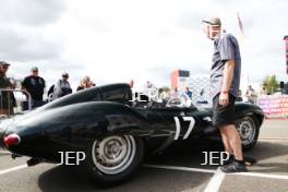 Silverstone Festival, Silverstone 2023 25th-27th August 2023 Free for editorial use only 17 John Pearson / Gary Pearson - Jaguar D-type