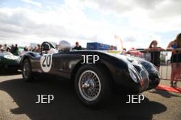 Silverstone Festival, Silverstone 2023 25th-27th August 2023 Free for editorial use only 20 Rudiger Friedrichs - Jaguar C-type