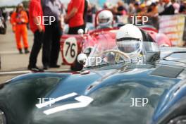 Silverstone Festival, Silverstone 2023 25th-27th August 2023 Free for editorial use only 17 John Pearson / Gary Pearson - Jaguar D-type