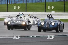 Silverstone Festival, Silverstone 2023 25th-27th August 2023 Free for editorial use only 6 Josh Ward - Jaguar XK120 Ecurie Ecosse