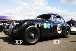 Silverstone Festival, Silverstone 2023 25th-27th August 2023 Free for editorial use only 150 Claire Keith-Lucas / Andrew Keith-Lucas - Jaguar XK150S