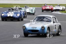 Silverstone Festival, Silverstone 2023 25th-27th August 2023 Free for editorial use only 60 Gregory Heacock / Gillian Carr - Austin-Healey Sebring Sprite