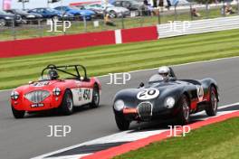 Silverstone Festival, Silverstone 2023 25th-27th August 2023 Free for editorial use only 20 Rudiger Friedrichs - Jaguar C-type