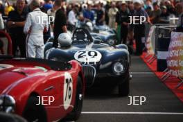 Silverstone Festival, Silverstone 2023 25th-27th August 2023 Free for editorial use only 20 Rudiger Friedrichs - Jaguar C-type