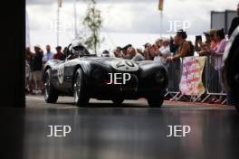 Silverstone Festival, Silverstone 2023 25th-27th August 2023 Free for editorial use only 20 Rudiger Friedrichs - Jaguar C-type