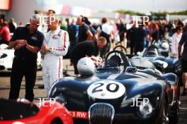 Silverstone Festival, Silverstone 2023 25th-27th August 2023 Free for editorial use only 20 Rudiger Friedrichs - Jaguar C-type