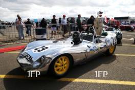 Silverstone Festival, Silverstone 2023 25th-27th August 2023 Free for editorial use only 29 Keith Ahlers / Billy Bellinger - Lola Mk1 Prototype 1222 Aluminium