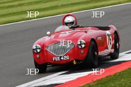 Silverstone Festival, Silverstone 2023 25th-27th August 2023 Free for editorial use only 76 Nicholas Harris - Austin-Healey 100/4