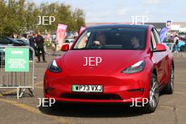 Silverstone Festival, Silverstone 2024. 23rd-25th August 2024 Free for editorial use only  Tesla