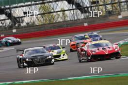 Silverstone Festival, Silverstone 2024, 23rd-25th August 2024. Free for editorial use only. 74 Steve Dopson - Robert West - Ferrari 488 Evo Challenge 