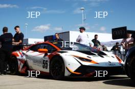 Silverstone Festival, Silverstone 2024, 23rd-25th August 2024. Free for editorial use only. 55 Neil Glover / Aaron Scott - Lamborghini Huracan Super Trofeo Evo