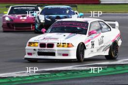 Silverstone Festival, Silverstone 2024, 23rd-25th August 2024. Free for editorial use only. 36 Mark Smith / Aaron Moulton-Smith BMW M3 E36