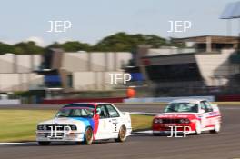 Silverstone Festival, Silverstone 2024, 23rd-25th August 2024. Free for editorial use only. 2 Peter Moulsdale - Stephen Kent - BMW E30 M3 