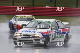 Silverstone Festival, Silverstone 2024, 23rd-25th August 2024. Free for editorial use only. 251 Alastair Davidson - Alastair Davidson Jnr - Ford Sierra Cosworth RS500 