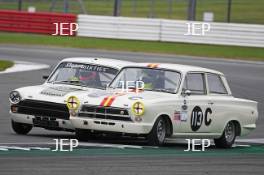 Silverstone Festival, Silverstone 2024. 23rd-25th August 2024 Free for editorial use only 113 Shaun Lynn - Maxwell Lynn - Ford Lotus Cortina 