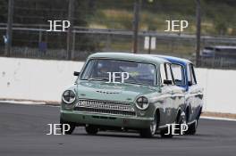 Silverstone Festival, Silverstone 2024. 23rd-25th August 2024 Free for editorial use only 198 Jake Giddings - Paul Streather - Ford Lotus Cortina 