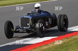 Silverstone Festival, Silverstone 2024. 23rd-25th August 2024 Free for editorial use only. 81 John Burton - Nick Finburgh - Jaguar SS 100 